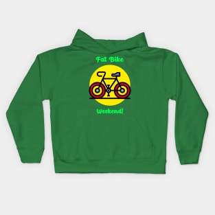 Fat Bike Weekend Kids Hoodie